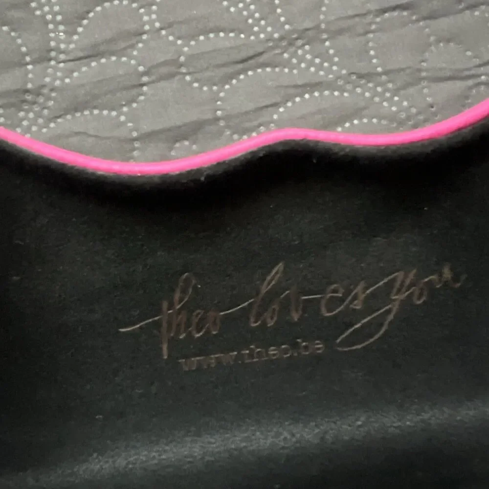 THEO Eyewear BELGIUM Eyeglasses Sunglasses CASE ONLY Clam Shell Pink Brown Black